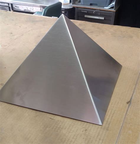 sheet metal pyramid|pyramid development.